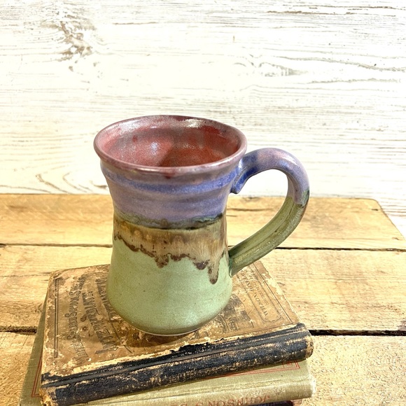 Pottery mug pigeon river pottery cup signed gift - Picture 2 of 6